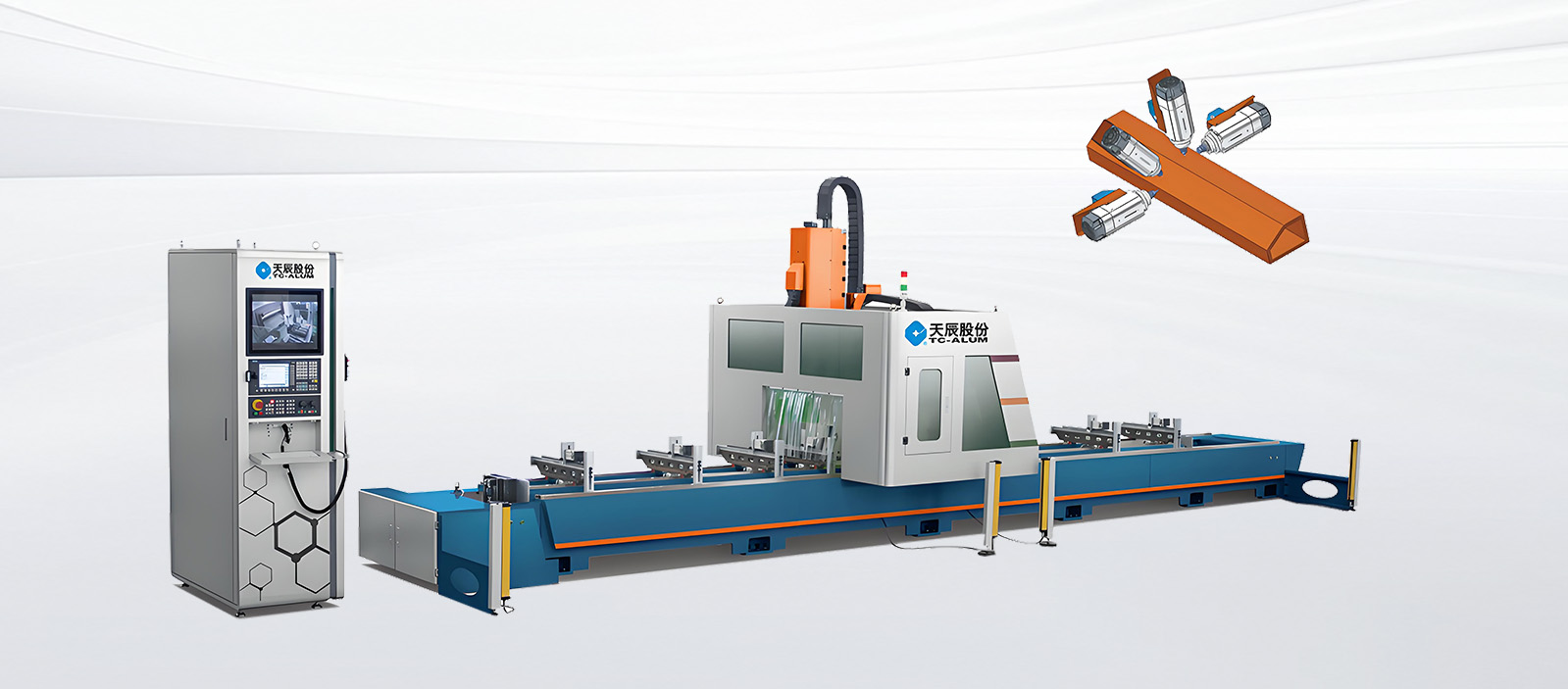LGSGZA-CNC-7000/9000高速四軸數(shù)控龍門(mén)加工中心